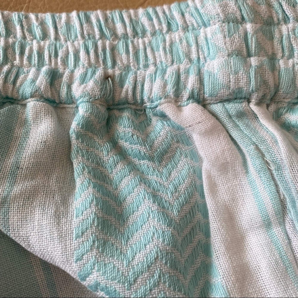 NEW CECILIE COPNEHAGEN sz XS Light Blue Shorts Elastic Waist - Picture 5 of 9